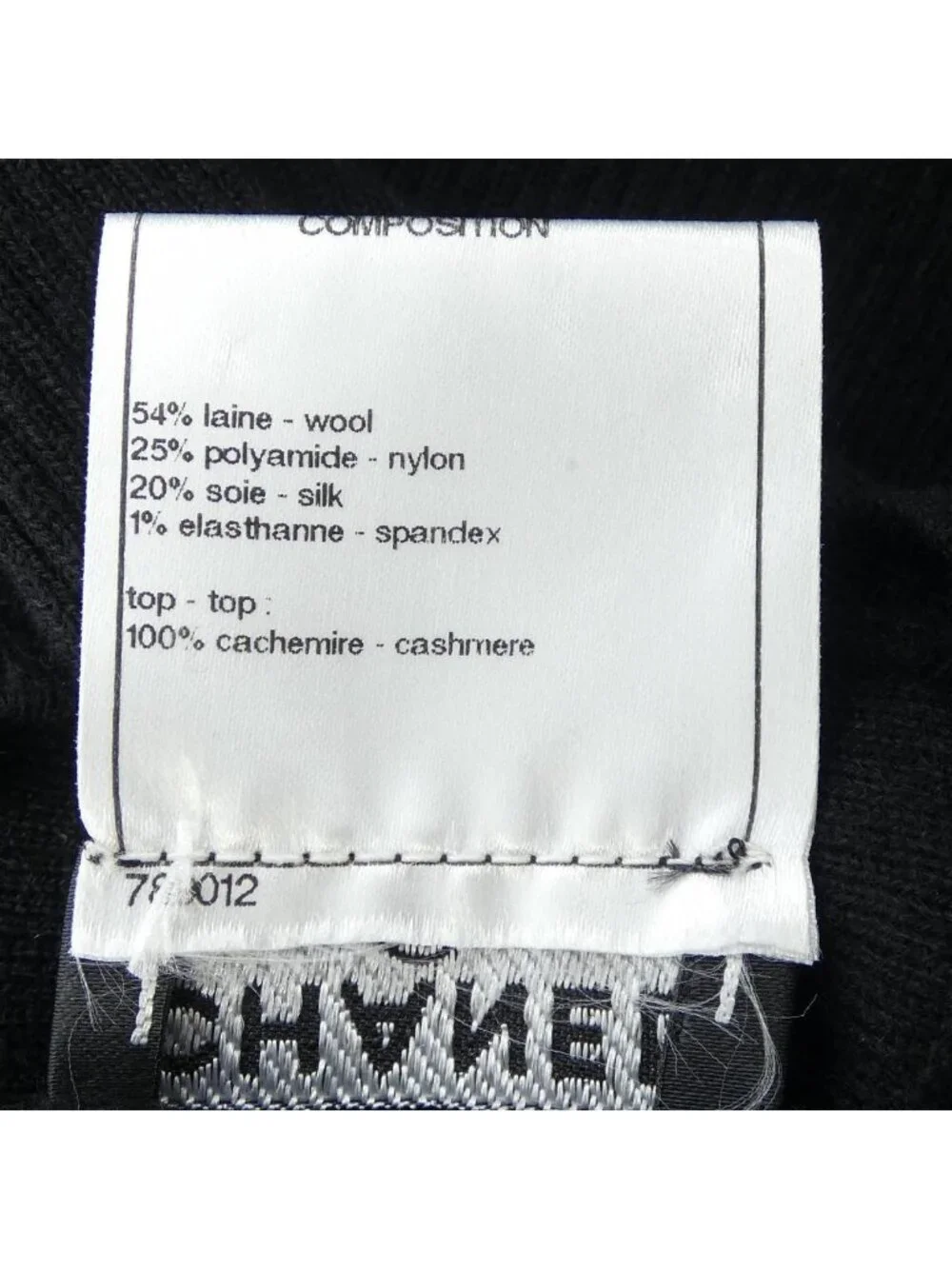 Chanel Knit Sweater Black